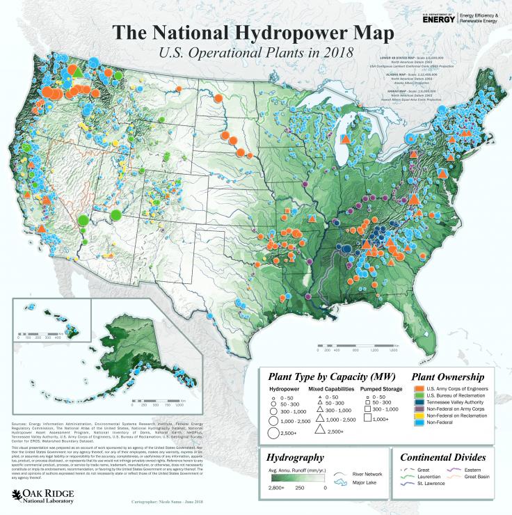 National Hydropower Map 2018
