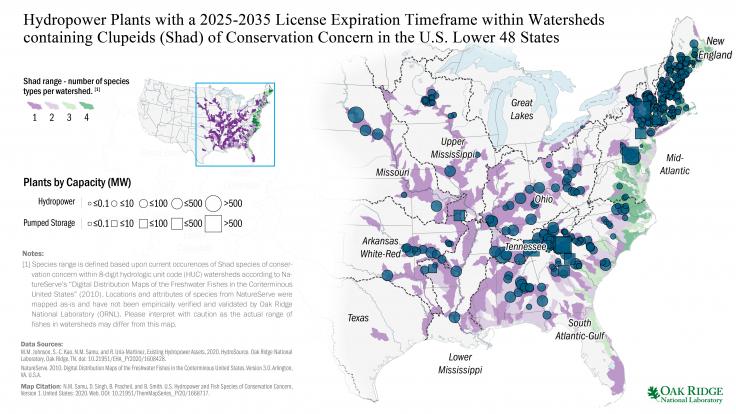Thematic Map Series: U.S. Hydropower and Fish Species of Conservation Concern