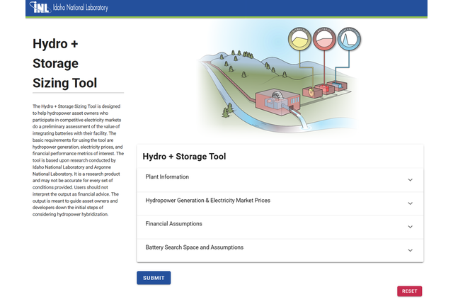 Featured image for Hydro + Storage Sizing Tool