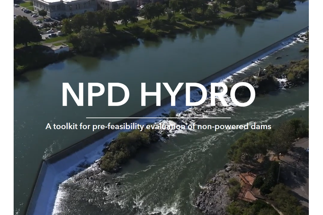 Non-Powered Dam Hydropower Development and Ranking Opportunity Tool featured image