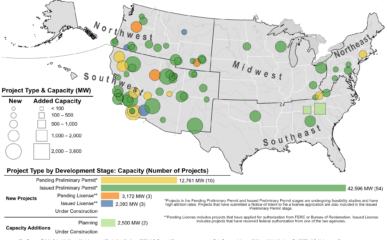 Map of U.S. Pumped Storage Hydropower Development Pipeline, 2025 featured image