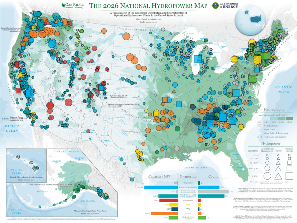 Featured image for The 2026 National Hydropower Map